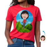 Custom Hiking Woman Shirt – Personalized Female Hiker Mountain Tee Custom Gifts - Hiking www.customywear.com 32