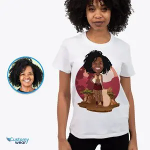 Custom African Woman Shirt | Personalized Black Girl Desert Tee Adult shirts www.customywear.com