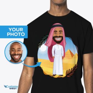Zakázková arabská pánská košile | Personalizované tričko Travel Lover Tee pro dospělé www.customywear.com