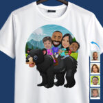 Custom Bear Family Shirt | Papa Bear Brother Bear Hunting Gift Custom Gifts - Bear Ride www.customywear.com 12