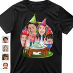 Personalized Family Birthday Shirts – Custom Celebration Tee Custom Gifts - Birthday Party www.customywear.com 12