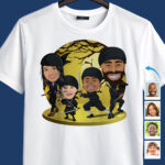 Custom Ninja Family Shirts | Personalized Harajuku Gift Custom Gifts - Ninja www.customywear.com 12