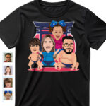 Transform Your Family Photo into Custom Sumo Family Tee | Japanese Harajuku Shirt Custom Gifts - Sumo www.customywear.com 12