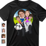 Create Your Personalized Panda Family Shirt | Custom Portrait Tee Custom Gifts - Panda Ride www.customywear.com 12