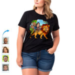 Personalized Lion Family Shirts: Transform Photos into Fun Family Adventure Tees Custom Gifts - Lion King www.customywear.com 13