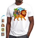 Personalized Lion Family Shirts: Transform Photos into Fun Family Adventure Tees Custom Gifts - Lion King www.customywear.com 14