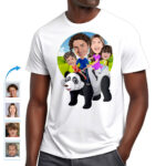 Create Your Personalized Panda Family Shirt | Custom Portrait Tee Custom Gifts - Panda Ride www.customywear.com 14