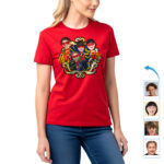 Unite Your Superfamily with Custom Superhero Shirts – Personalized Family Reunion Tees Custom Gifts - Superhero original red www.customywear.com 16