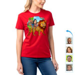 Personalized Lion Family Shirts: Transform Photos into Fun Family Adventure Tees Custom Gifts - Lion King www.customywear.com 16