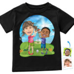 Personalized Golf Family Shirts | Custom Tee with Your Photo Custom Gifts - Golf Players www.customywear.com 17