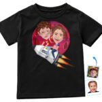 Create Your Own Rocket Family Adventure T-Shirt | Custom Photo Tee Custom Gifts - Rocket ship www.customywear.com 17