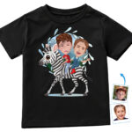 Personalized Zebra Family T-Shirts | Custom Photo Tee for Adventure Lovers Custom Gifts - Zebra Riders www.customywear.com 17