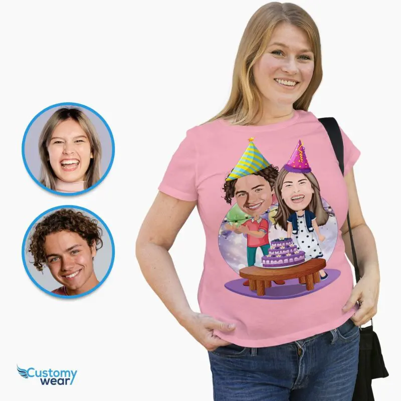  Camisa personalizada de la muchacha del cumpleaños de
