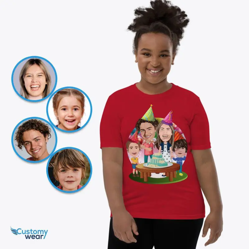 Custom Birthday Family Shirts – Personalized Celebration Tees for All Ages Birthday www.customywear.com