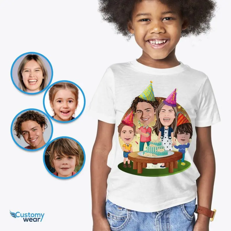 Custom Birthday Family Shirts – Personalized Youth Celebration Tees Birthday www.customywear.com
