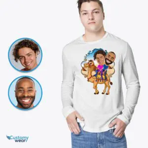 Custom Camel Ride Gay Shirt | Personalized LGBTQ+ Couples Tee Axtra - ALL vector shirts - male www.customywear.com