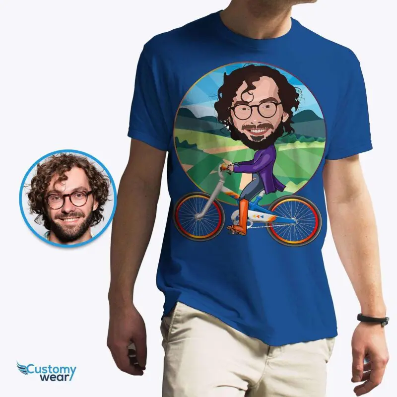 Custom Bike Rider Shirt | Biker Cyclist Tee | Personalized Gift Adult shirts www.customywear.com