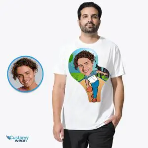 Transform Your Photo into a Custom Bowling Player T-Shirt – Personalized Unisex Tee Adult shirts www.customywear.com