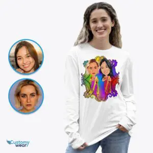 Custom Indian Lesbian Couple Shirt – Personalized Tee for LGBTQ+ Travel and Culture Enthusiasts Indian culture T-shirts www.customywear.com