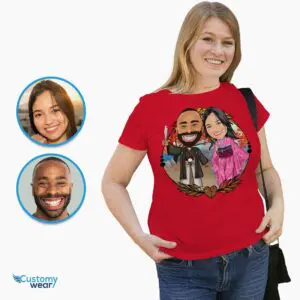 Personalized Japanese Couple Shirts – Custom Portrait Tees for Anniversary Adult shirts www.customywear.com