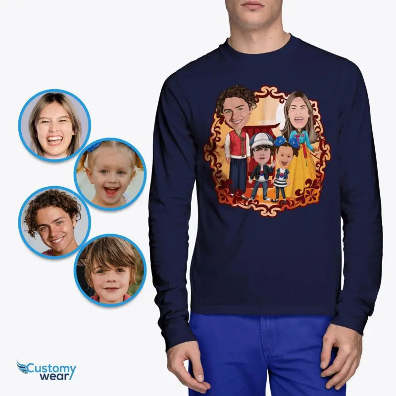 Custom Korean Family Shirts – Personalized Traditional Souvenir Adult shirts www.customywear.com