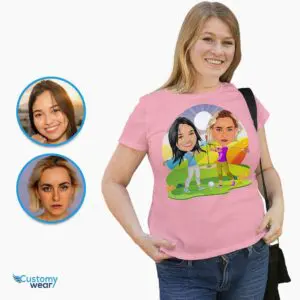 Personalized Lesbian Golf Shirt: Transform Photos into Custom Golf Attire Adult shirts www.customywear.com