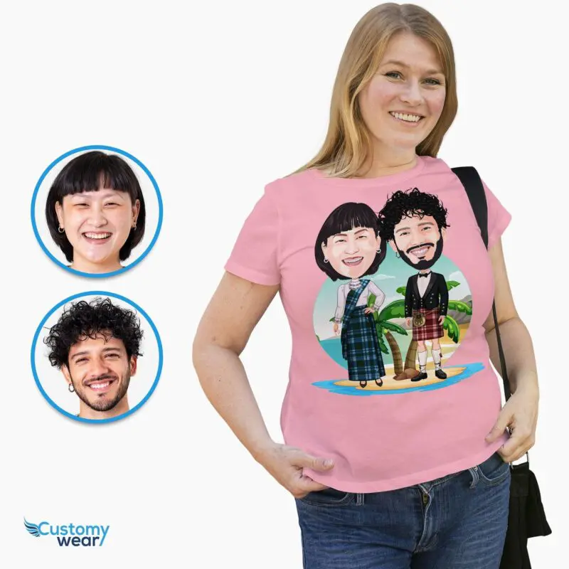 Custom Scottish Couple Shirt | Personalized Scotland Gift Adult shirts www.customywear.com