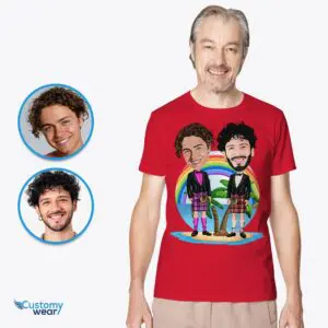 Personalized Custom Scottish Shirt | LGBTQ+ Couples Gift LGBTQ www.customywear.com