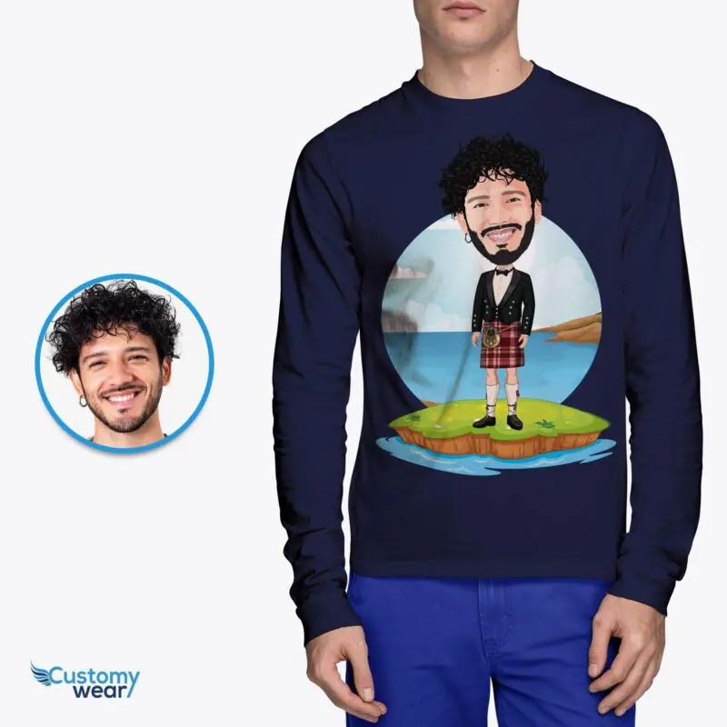 Custom Scottish Shirt | Personalized Scotland Gift for Him Culture | Country www.customywear.com