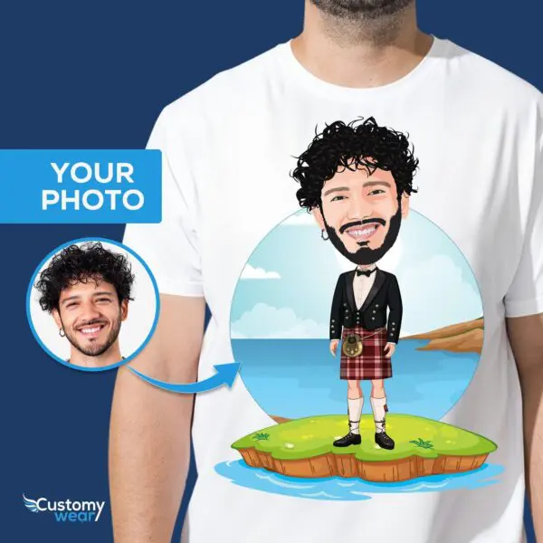 Custom Scottish Shirt | Personalized Scotland Gift for Him Culture | Country www.customywear.com