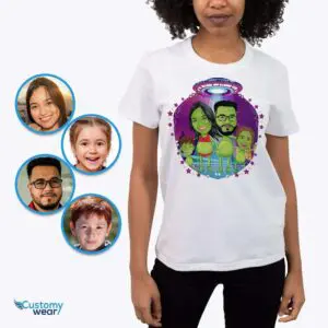 Personalized Alien Family Shirt: Custom Space Adventure Tee Adult shirts www.customywear.com