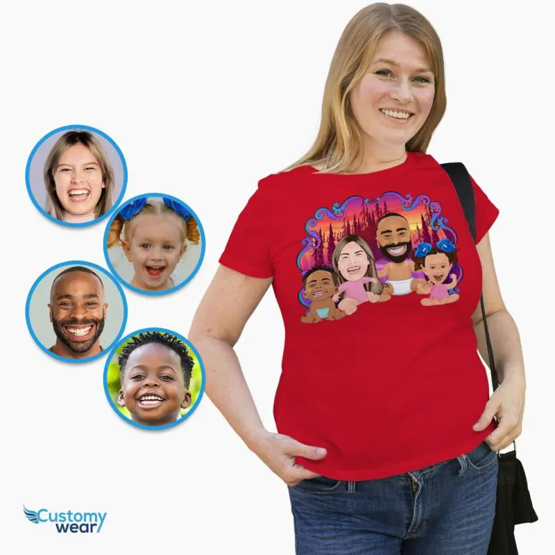 Create Custom Baby Family Shirts – Unique New Mom and Family Gift Adult shirts www.customywear.com