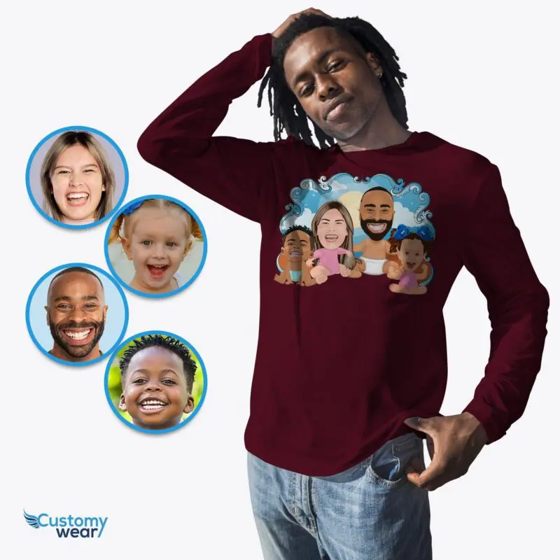 Personalized Baby-Fied Family T-Shirts | Custom Photo Tees Adult shirts www.customywear.com