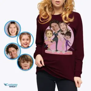 Custom Ballet Family Shirt | Personalized Ballet Gift Tee Adult shirts www.customywear.com