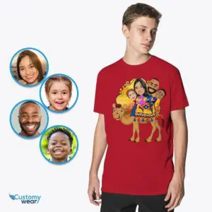 Custom Camel Family Youth Shirt – Adventure Gifts, Personalized Desert Outdoor Shirt for Boys Axtra - ALL vector shirts - male www.customywear.com