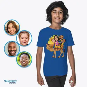 Custom Camel Family Youth Shirt – Adventure Gifts, Personalized Desert Outdoor Shirt for Boys Axtra - ALL vector shirts - male www.customywear.com