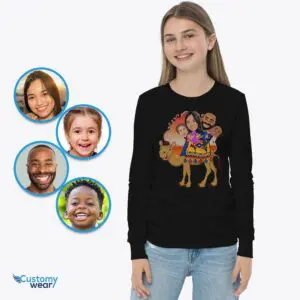 Transform Your Photo into a Custom Camel Family Youth Shirt – Desert Adventure Gifts Axtra - ALL vector shirts - male www.customywear.com