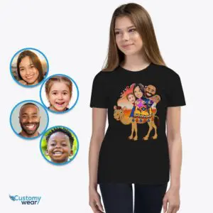 Transform Your Photo into a Custom Camel Family Youth Shirt – Desert Adventure Gifts Axtra - ALL vector shirts - male www.customywear.com