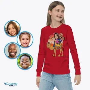 Transform Your Photo into a Custom Camel Family Youth Shirt – Desert Adventure Gifts Axtra - ALL vector shirts - male www.customywear.com