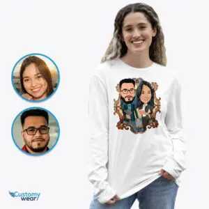 Transform Your Photos into Custom Teacher Couple Shirts – Personalized Gifts Adult shirts www.customywear.com