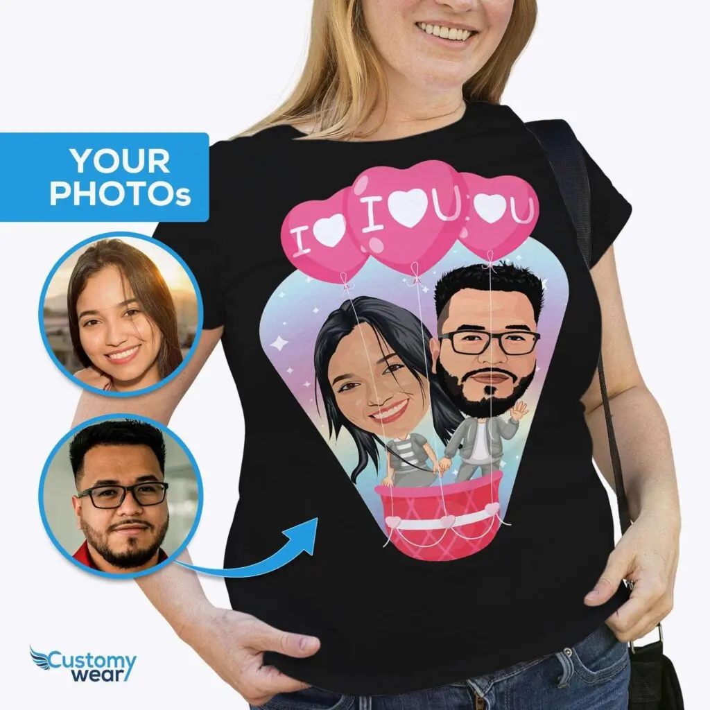 Custom Flying Together Couple Shirt – Personalized LGBTQ+ Honeymoon Tee Adult shirts www.customywear.com