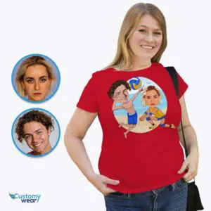 Transform Your Photo into a Custom Volleyball Shirt – Unique Volleyball Gifts Adult shirts www.customywear.com