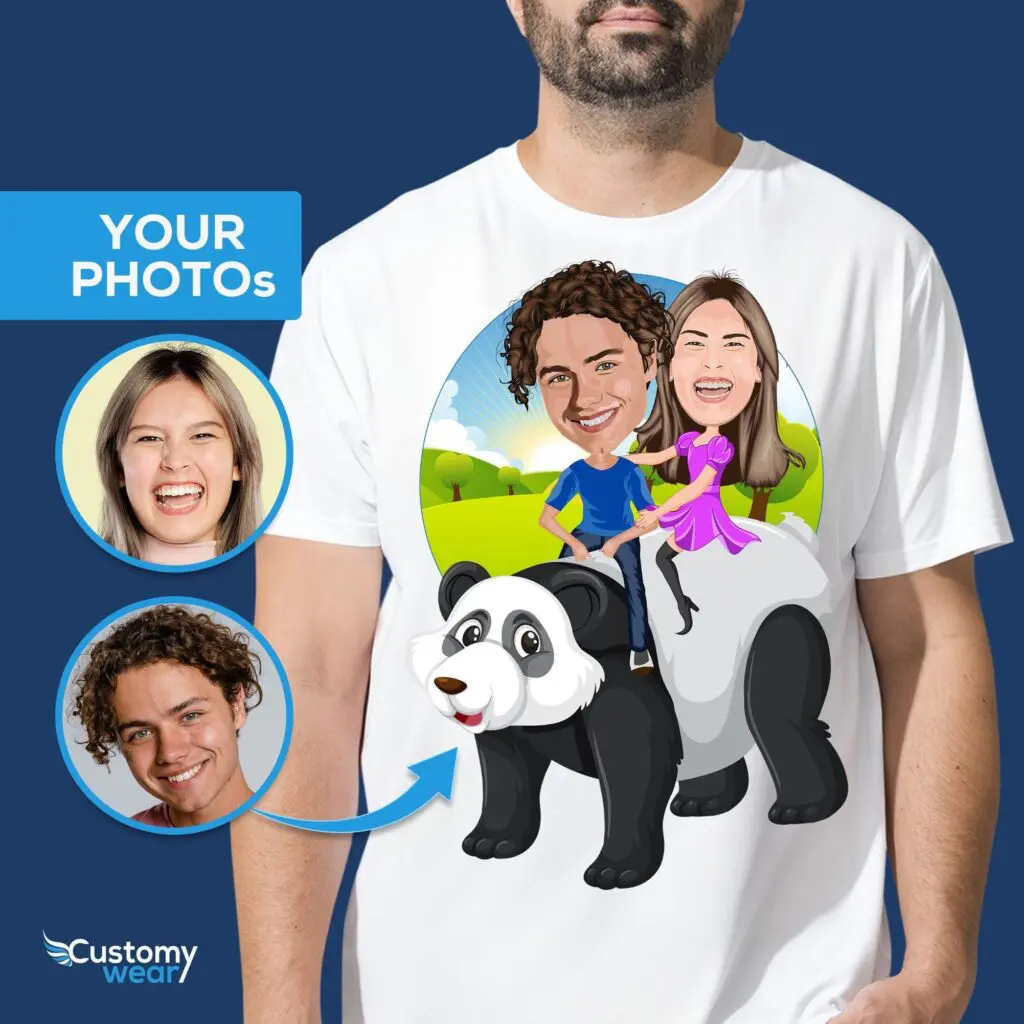 Custom Panda Adventure T-Shirts – Personalized Nature Couple Shirts Adult shirts www.customywear.com