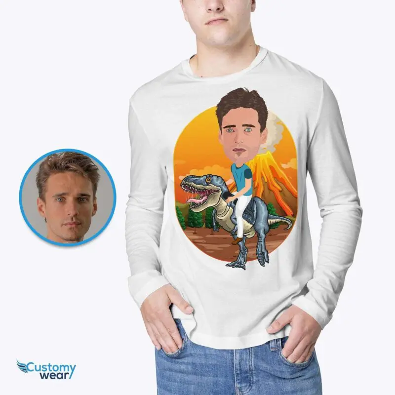 Custom Dinosaur Shirt – Personalized 3 Rex Ride Tee Adult shirts www.customywear.com
