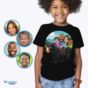 Custom Family Bear T-Shirt – Personalized Teddy Bear Tee for Boys Axtra - ALL vector shirts - male www.customywear.com