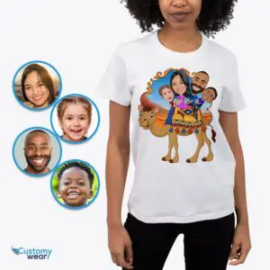 Personalized Camel Family T-Shirts | Custom Vacation & Animal Portrait Tees Adult shirts www.customywear.com