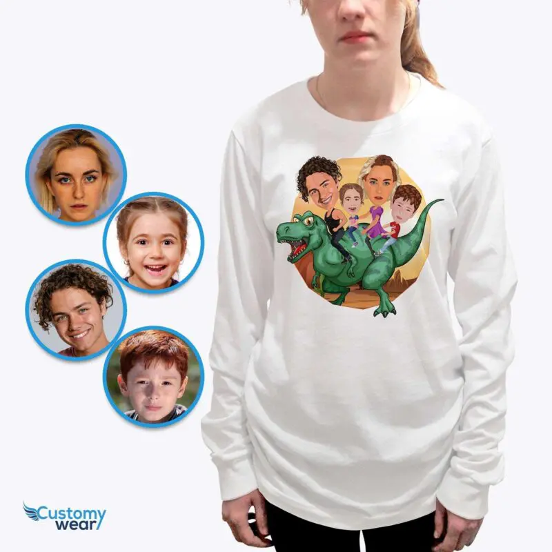 Custom Dinosaur Family Shirt | Personalized Vacation Tee for Mom and Women Adult shirts www.customywear.com
