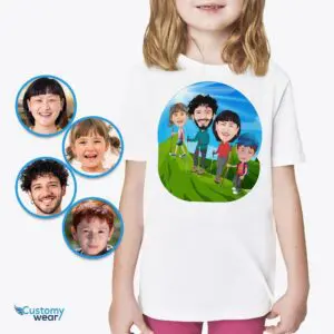 Custom Family Adventure T-Shirts – Transform Your Photo into Personalized Tees Axtra - ALL vector shirts - male www.customywear.com