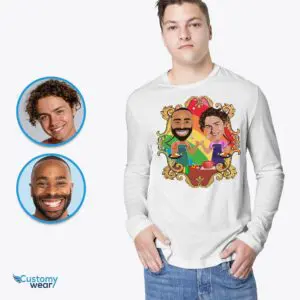 Custom Cooking Gay Shirt – Personalized LGBTQ+ Kitchen Gift Axtra - ALL vector shirts - male www.customywear.com