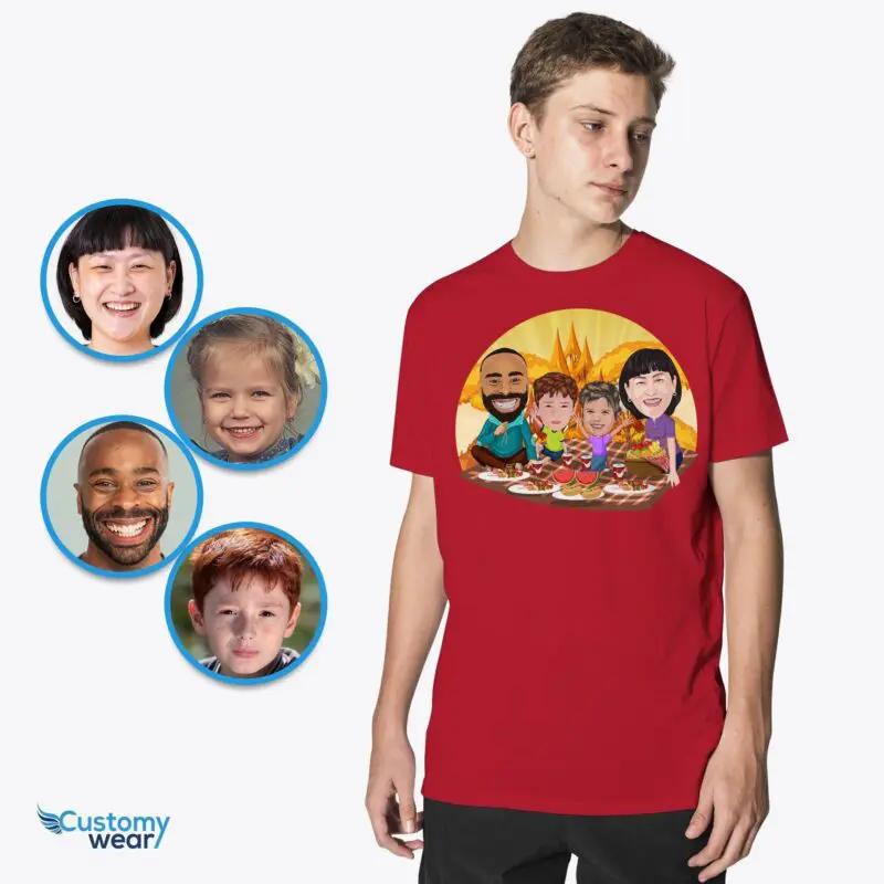 Custom Picnic Family Youth Shirt – Ideal Outdoor Adventure Gift for Sunny Days Axtra - ALL vector shirts - male www.customywear.com